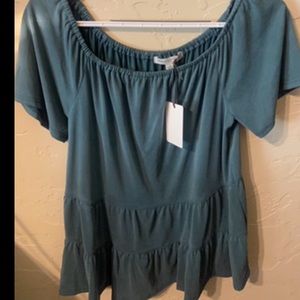 Green cute dressy shirt